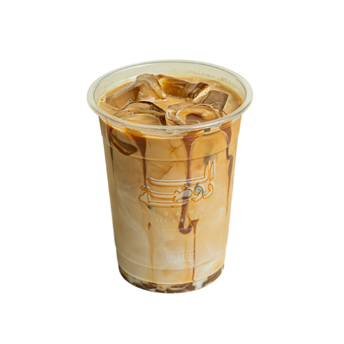 كارميل لاتية بارد | Iced Caramel Latte